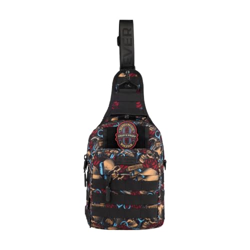 WOLFpak Tactical Sling Bag for Concealed Carry, EDC | Everday Crossbody Daypack - color: Deadly Sharp