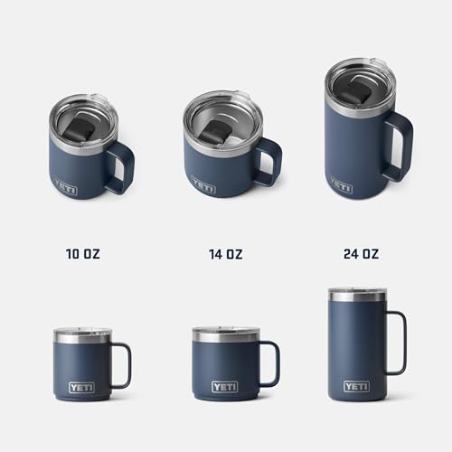 YETI Rambler 24 oz Mug, Vacuum Insulated, Stainless Steel with MagSlider Lid - color: cape taupe