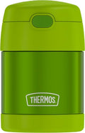 THERMOS FUNTAINER Kids Food Jar with Spoon, 10oz, Lime - color: Lime, size: 10 Ounce