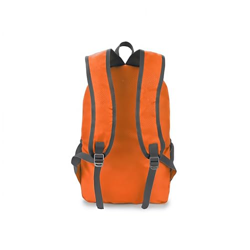 MounTop Outdoor Lightweight Foldable Water Resistant Backpack for Travel Hiking Riding - color: Orange