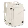 MATEIN Beige Travel Backpack Women, Carry on Bag with Hidden Shoulder Strap | Expandable Weekender Daypack, Large Capacity, Adjustable Shoulder Strap, Lightweight, Waterproof, Anti-Theft, Travelling Gift - color: Light Beige, size: X-Large