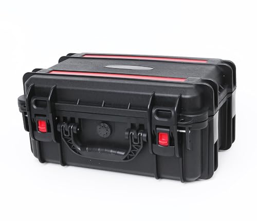 18in Waterproof Hard Shell Case with DIY Customizable Foam Insert (16 x 11x 7.8in Interior) - color: Black