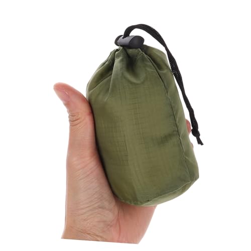 Holibanna Raincoat Storage Bag Waterproof Drawstring Travel Pouch for Emergency Raincoat Storage Compact Compression Sack for Camping Hiking Backpacking Home and Outdoor Organization