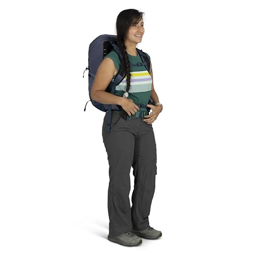 Osprey Tempest 26L Women's Lightweight Hiking Backpack, Green OS - color: Frosty Mint Green/Botanica, size: 26L - Standard Fit