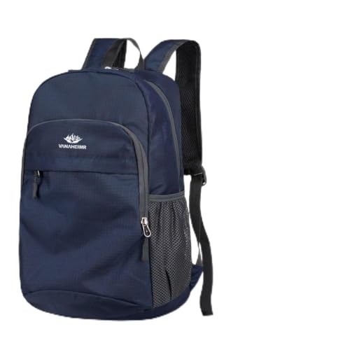 Packable Backpack 20-35L Lightweight Foldable Travel Daypack Ultralight Packable Backpack For Men Women(Dark Blue) - color: Purple