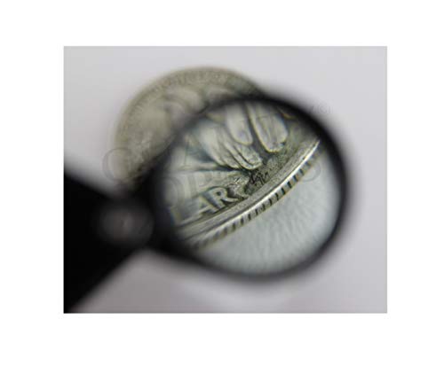 USA Folding Jewelers Loupe Style Pocket Magnifier - style: 5 Pack 10x Economy Black Loupe