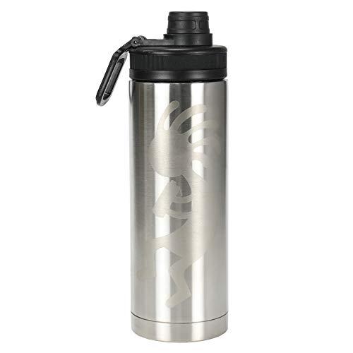 Vacuum Insulated Water Bottle, 18 Ounces, Stainless Steel - color: Stainless Steel