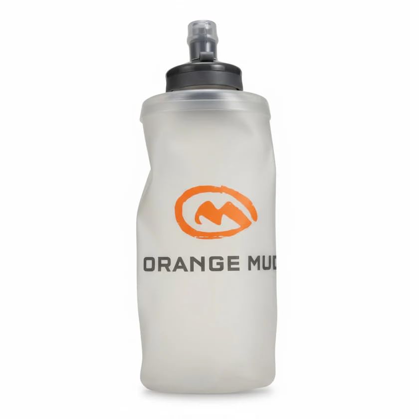UltraFlask 500ml Soft Flask Hydration Bottle Running Trail | Locking bite valve, 17oz capacity, no-slosh TPU/HDPE design, running trail and endurance use