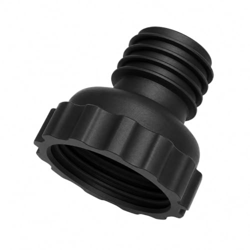 SplashNColor Water Filter Adapter Compatible with Sawyer Squeeze for Evian Bottles – Screw-On Threaded Coupler | Leak-Proof Seal | Hiking Backpacking Camping Hydration Gear