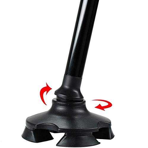 Hurry Before They are Gone - Self Standing Cane - with a Base that has 4 Rubber feet for Stability and Light - Best Walking Cane - As Seen On TV Cane - Foldable - Adjustable - Wrist Strap | Rubber feet for Stability and Light - Best Walking Cane - As Seen