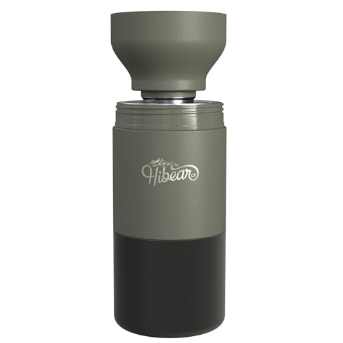 HIBEAR 32oz All-Day Adventure Flask - As Seen on Shark Tank - The Insulated Multi-Tool of Beverage Bottles - Craft Pourover, Cold Brew, Tea, Water Infusion, Wine Decanting, Hydration. - color: Dawn Patrol