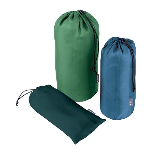 Coghlan’s Stuff Sacks & Ditty Bag Sets – Lightweight Ripstop or Mesh Storage Bags for Organizing Camping, Hiking, and Travel Gear - style: Ripstop Ditty Bag (3 Pack)