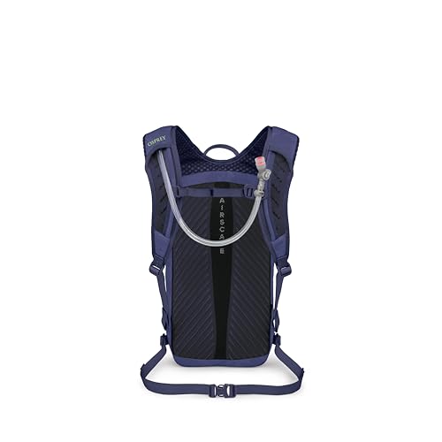 Osprey Berm Biking Backpack with Hydraulics Reservoir - Lightweight Hydration Backpack for Men and Women - color: Botswana Purple Dust Print, style: 12l