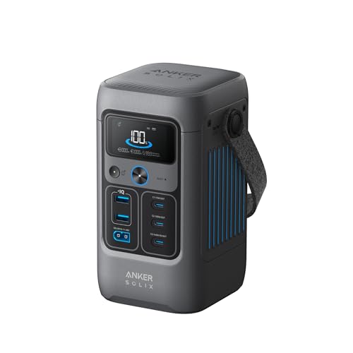Anker SOLIX C200 DC Portable Power Station, 192Wh, 200W, Outdoor Camping - style: Anker SOLIX C200 DC