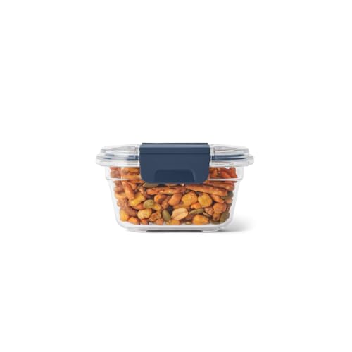 YETI Plastic Food Storage Container, BPA Free, Locking & Airtight Lid, Microwave, Freezer, and Dishwasher Safe, Leak-Proof, Cooler and Thin Ice Compatible - color: Navy - Small