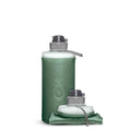 HydraPak Flux Collapsible Backpacking Water Bottle (1L, Sage Green) - color: *NEW* Sage Green, style: 1L/32oz