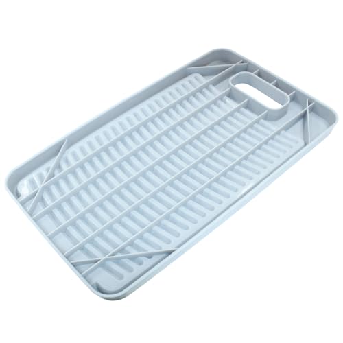 Plastic Mini Washboard, Grey | Small Washing Board, Hand Washing, For Kids Clothes - color: Gray