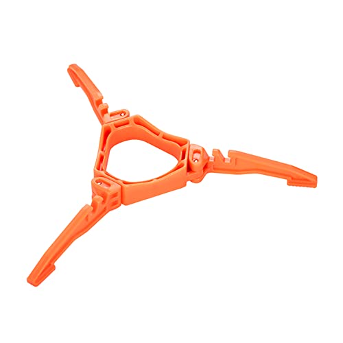 Fire-Maple Gas Canister Stand Foldable Tripod Bracket for Camping Stoves | Rock-solid Stability, Secure on Any Terrain, Fits Most Gas Canisters, Folds Tiny, 30g - color: Orange