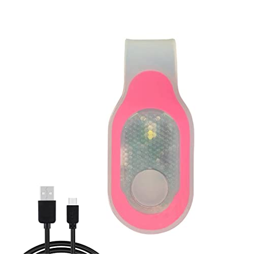 Nurse Nightshift Hands Free Lightweight Emergency Flashlight Hands Free LED Flashlights Clip-on Flashlight Suitable for Walking Running Pets Outdoor Activities - color: Pink