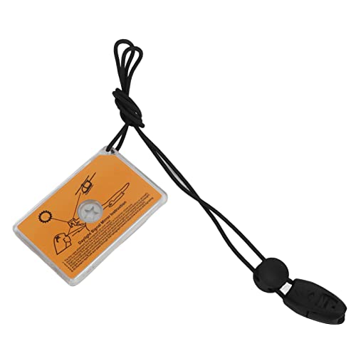 Outdoor Survival Reflective Signal Mirror Reflective Multifunctional Small Signal Mirror with Lanyard for Camping Fishing Hiking