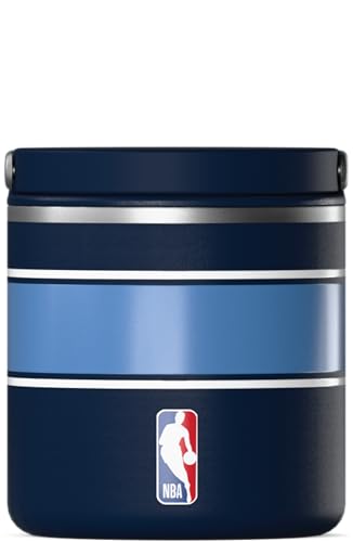 Hydrapeak x NBA Officially Licensed Memphis Grizzlies 25oz Stainless Steel Vacuum Insulated Thermos Food Jar with Handle, Wide Mouth Leak-Proof Soup Thermos for Adults, 10 Hrs Hot & 16 Hrs Cold - color: Memphis Grizzlies, size: NBA 25oz