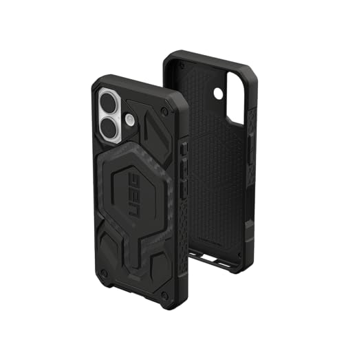 URBAN ARMOR GEAR UAG Designed for iPhone 17 Case Monarch Pro - Compatible with MagSafe Military Grade Protective Cover, Carbon Fiber - color: Monarch Pro - Carbon Fiber