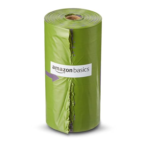 Amazon Basics Premium Leak Proof Dog Poop Bags with Dispenser and Leash Clip, Lavender Scented, 13" x 9", 540 Count (36 Rolls of 15) - style: 540 Bags