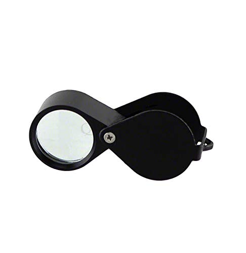 USA Folding Jewelers Loupe Style Pocket Magnifier - style: 10 Pack 10x Economy Black Loupe