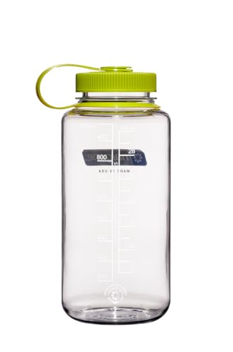 Nalgene Sustain 32 oz. Wide Mouth Water Bottle,(Pack of 6) - color: Clear, size: 32 Ounces (Pack of 6)