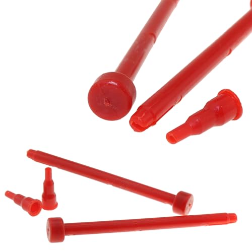 DGZZI 2 Sets Red Gas Canister Refill Nozzle Gas Cartridge Converter Gas Refill Adapter Lighter Exhaust Lever Adapter Connector