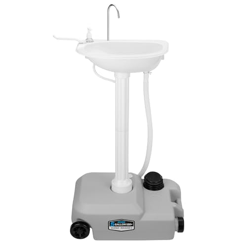 Kohree Portable Sink Hand Wash Station with Wheels & 5 Gal Water Tank