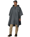 FROGG TOGGS Ultra-lite2 Waterproof, Breathable Rain Poncho - color: Carbon Black, style: Adult