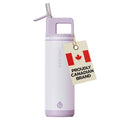 GROSCHE Alpine Flip 'N Sip Insulated Bottle with Straw Lid, Lavender, 20 oz - color: Lavender, size: 20 Ounces