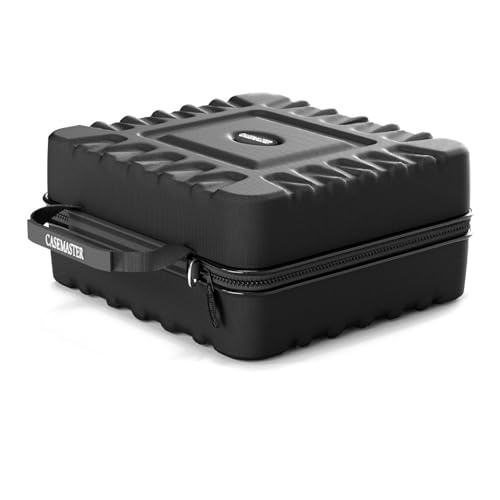 Casemaster Maxx 3 Dart Case, Holds 9 Steel Tip or Soft Tip Darts Fully Assembled, Hard Shell EVA Darts Case, 16 Accessory Pockets, Black - color: Black, size: 3 Dart