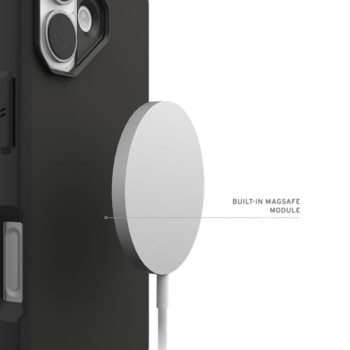 URBAN ARMOR GEAR UAG Designed for iPhone 17 Case Civilian LT - Compatible with MagSafe Military Grade Protective Cover, Black - color: Civilian LT - Black
