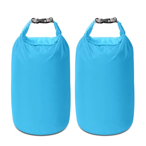Dry Bag Set, Waterproof Small Lightweight Dry Bags for Paddle Board Kayaking, Fishing, Camping(Blue, 70L 2Pack) - color: Blue, size: 70L 2Pack