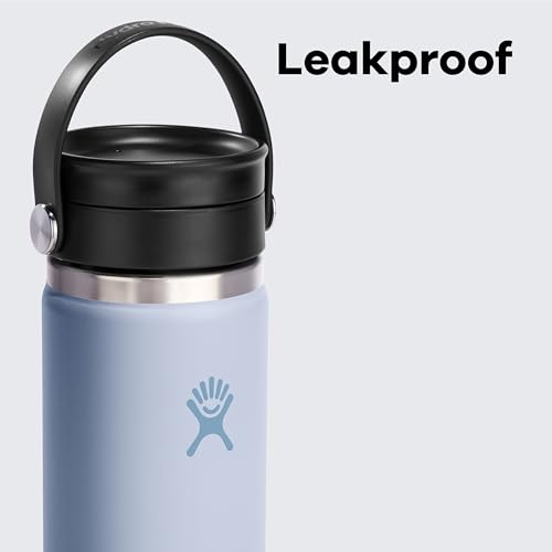 Hydro Flask Flex Sip Coffee Tumbler – Insulated Stainless Steel, Non Spill, Leak Proof Travel Coffee Cup 16 Oz Cascade Blue - color: CASCADE, style: 16 Oz