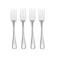 Oneida Flight Salad Forks Silverware Set for 4, Flatware | mirror finish | 6.65 inch length | dishwasher safe, cutlery set, utensil set, rust resistant, wedding silverware - style: Salad Forks, Set of 4