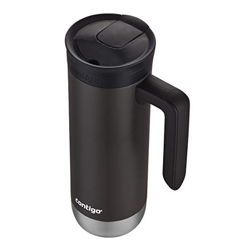 Contigo Superior 2.0 Stainless Steel Travel Mug with Handle with SNAPSEAL Lid, 20oz. - color: Sake, size: 20 Ounces