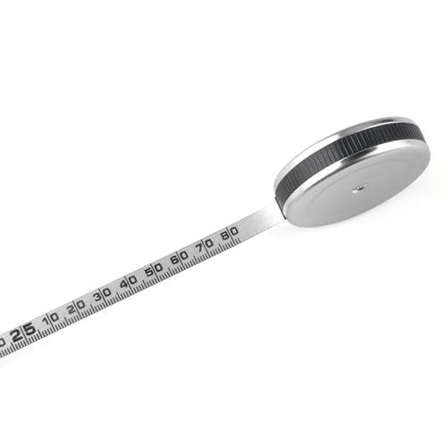 1/4" x 80" Mini Imperial Pi Diameter Circumference Tape Measure | Diameter Measurement Range is up to 25 inches, Use for Measuring Cylindrical Objects(Pipe Tape, Tree Tape)