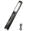 NEEWER BASICS 2 in 1 EDC Flashlight with Side COB Floodlight, 5W 388lm Mini Handheld Pocket LED Pen Flash Light with 400mAh Rechargeable Battery, Magnetic Clip On for Repair Camping Emergency Use, G32 - style: 2 in 1 EDC Flashlight