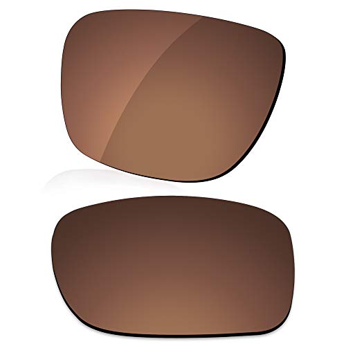 LenzReborn High-impact Polarized Lens Replacement for Oakley Sliver XL OO9341 Sunglass - More Options - color: Rust Brown - Polarized