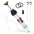 500CC Automotive Fluid Extractor with 39'' Long Hose & ExtensionTubes, Portable Oil Extractor Pump for Oil Change, Large Fluid Pump with Clear Scale & Transparent Body for DIY Maintenance