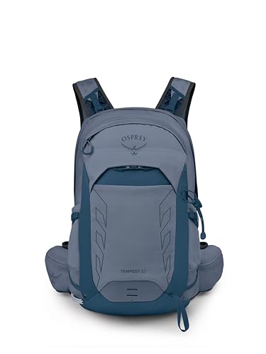 Osprey Tempest 22L Women's Lightweight Hiking Backpack, Blue OS - color: Anchor Blue/Atlas, size: 22L - Extended Fit