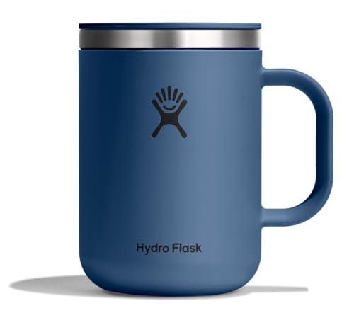 Hydro Flask Coffee Mug – Insulated Stainless Steel, Non Spill, Leak Resistant Travel Mug 24 Oz Harbor Blue - color: HARBOR BLUE, style: 24 Oz