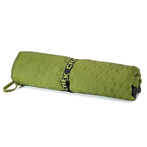 Crazy Creek HEX 2.0 PowerLounger for Day Hiking & Backpacking Trips, 250 LBS Weight Capacity, Adjustable Straps, Compact Design, Water-Resistant Olive/Slate - color: Olive/Slate, size: Power Lounger