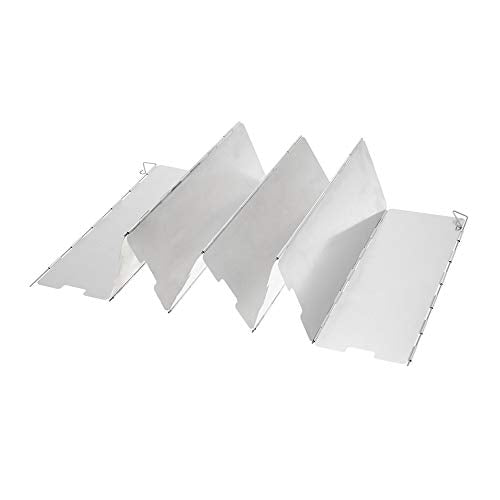 Etopar 8/9/10/12 Plate Foldable Burner Windshield Outdoor Camping Cooker Picnic BBQ Cooking Gas Stove Wind Screen - color: 8 Plate