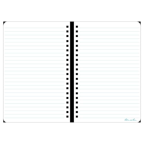 Rite in the Rain Weatherproof Side Spiral Notebook, 4.625" x 7", Yellow Cover, Journal Pattern, 3 Pack (No. 393L3) - color: Yellow, size: 3 Pack, style: Journal