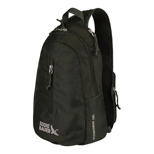 Eddie Bauer Stowaway Packable Sling Bag | Travel | Outdoor | Lightweight | Compact | Ripstop Nylon, Dark Forest-10L - color: Dark Forest