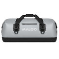 Malo’o Waterproof Dry Duffel, Heavy-Duty Roll Top Waterproof Gear Bag with Shoulder Strap & Molle Loops, Marine Duffel for Kayaking, Boating, Camping, Beach & Travel, Grey, 100L - color: Grey, size: 100L